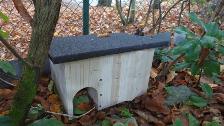 Igelhaus selber bauen